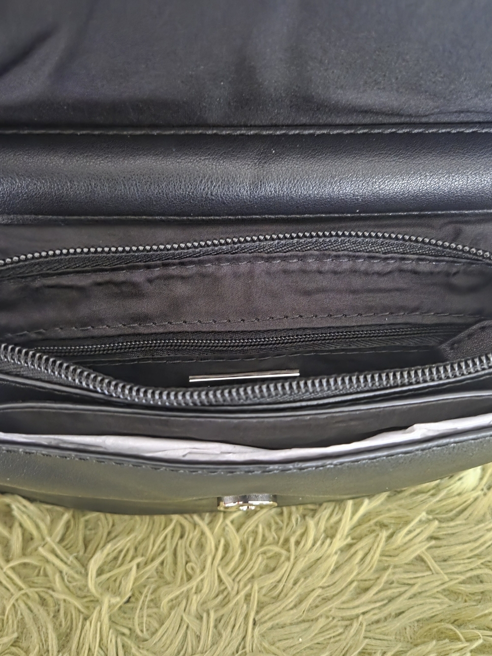 Giani Bernini Nappa Leather Flap Crossbody - Picture 6 of 9